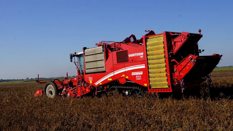 Grimme Varitron 470 vierrijer op rupsonderstel Trekkerweb