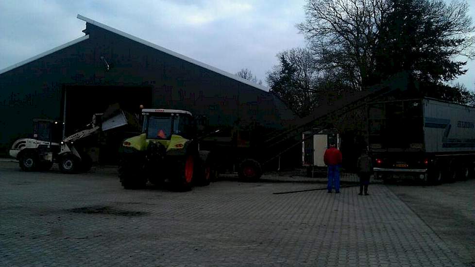 Eggens levert de rassen Festien, Altus en Aveka af. In de schuur lag in totaal ruim 1.100 ton.