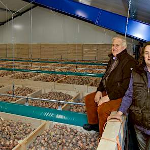 Maatschap Breebaart in het Noord-Hollandse Lutjewinkel bouwde een nieuwe bewaarplaats.