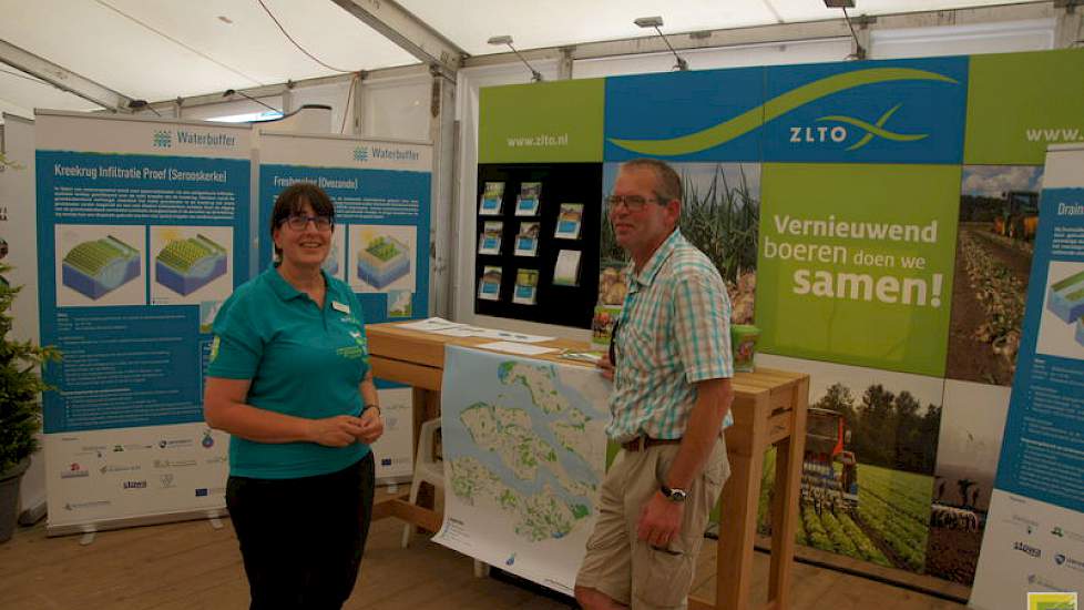 Standsorganisatie ZLTO had een stand in de tent.