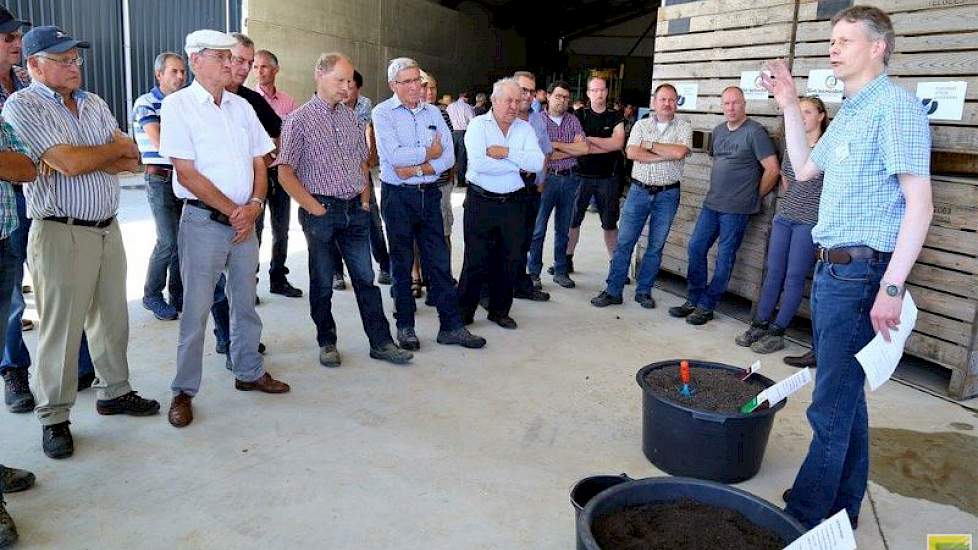 Lourens Touwen van Attero bespreekt de kwaliteit van compost en de verschillen tussen natuurcompost, gft-compost en waar de telers op moeten letten bij hun keuzes.