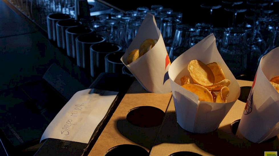 Met Sarpo Mira had Danespo één van de eerste phytophthoraresistente rassen in huis. Hier is hij tot chips verwerkt.