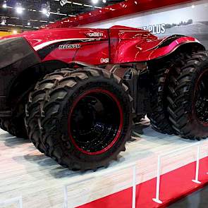 De echte aandachtstrekker op de Sima is het prototype van de autonome trekker van Case-IH.