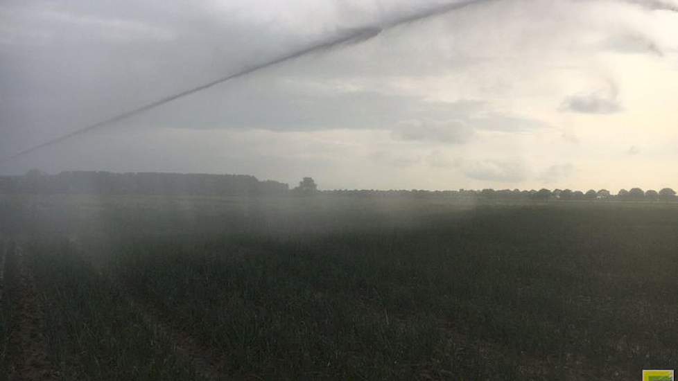 Wim de Witte voorziet inmiddels voor de derde keer zijn winterplantuien van water.