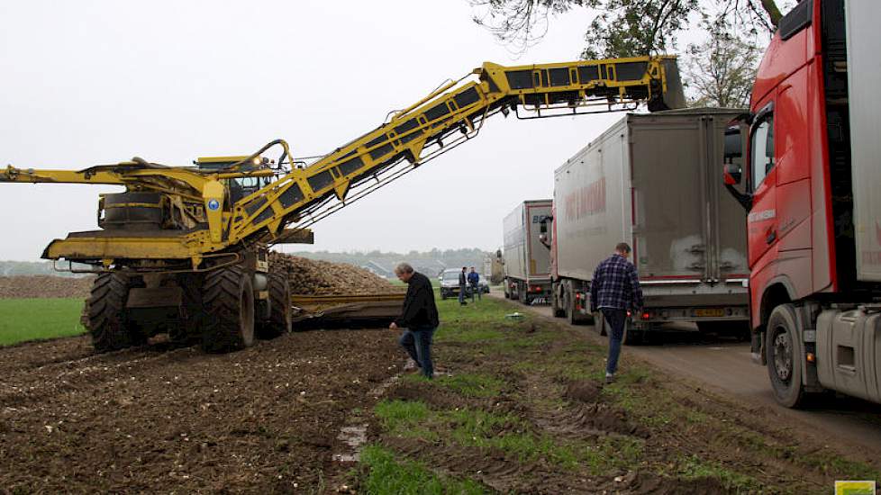 In de Achterhoek wordt in vier rondes gerooid en geladen.