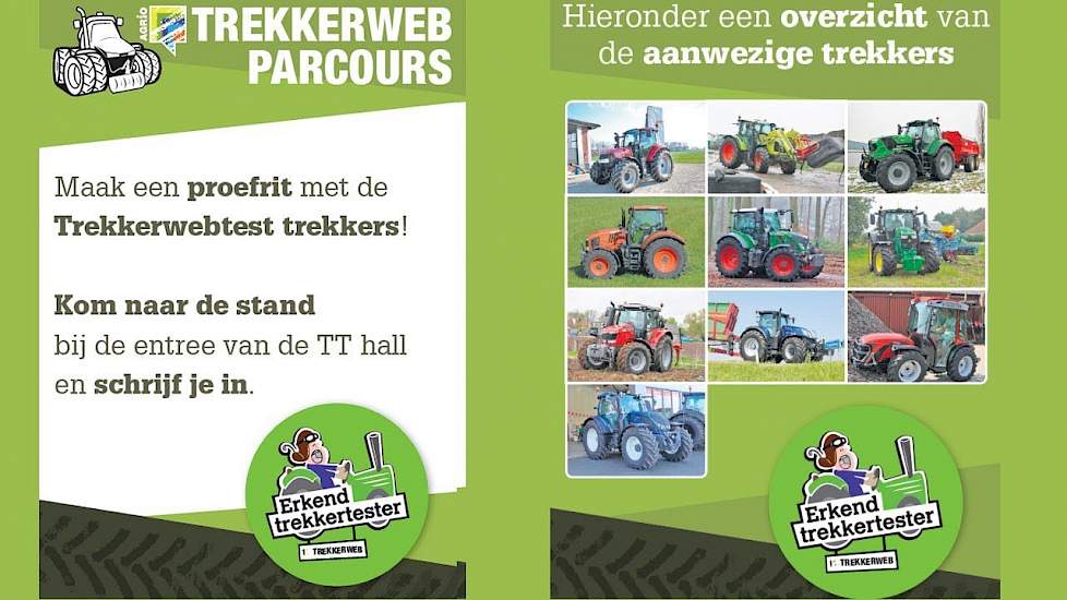 Op welke trekkers kun je rijden in Assen tijdens de landbouwvakbeurs ? bekijk de video! Trekkerweb