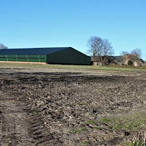 De aardappelbewaarloods van de VOF Verhoeven-Martens in het buitengebied van het Brabantse Milheeze.