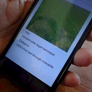 Een klik en de info verschijnt bij de teler of teeltadviseur op de mobiele telefoon.