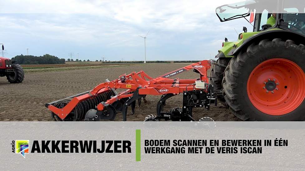 Bodem scannen en bewerken in een werkgang met de Veris iScan