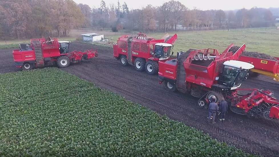 Agrifac en Holmer bietendemo met LightTraxx, OptiTraxx, SixxTraxx, Hexxtraxx en Terra Dos T4-40