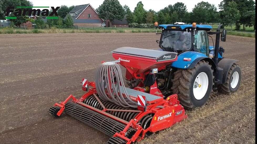 Primeur: Farmax Ringseeder | Gras zaaien in de stoppel