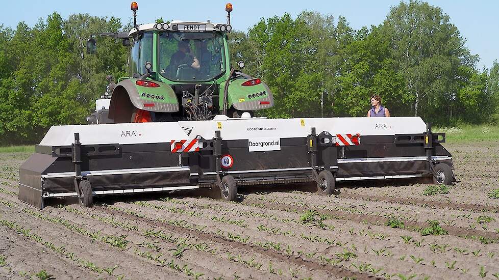 Experimenteren met EcoRobotix Ara | Nationale Proeftuin Precisielandbouw