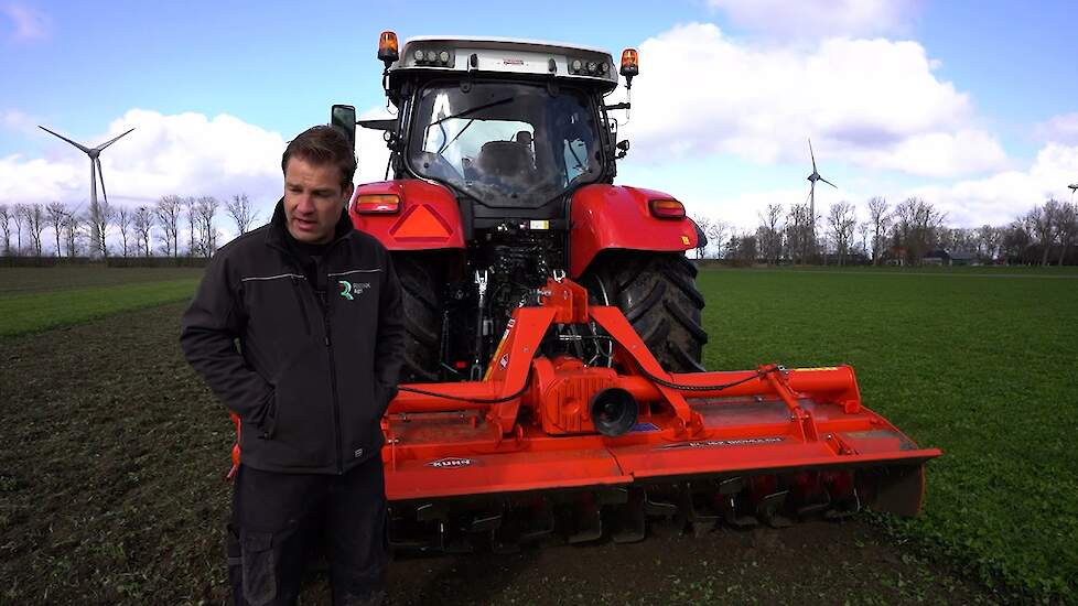 Demo grasklaver zode NKG bewerken Kuhn Biomulch 2021 - DEEL 6