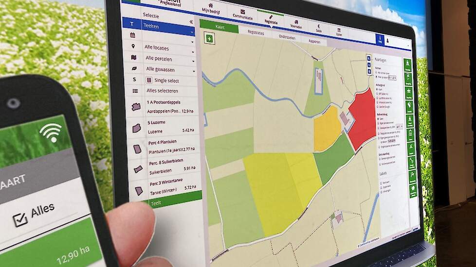 Agrovision, een bedrijf dat gespecialiseerde software voor de agrarische sector wereldwijd levert, presenteerde CropVision. Deze techniek is door Interpom benoemd tot innovatie. CropVision koppelt teeltregistratie, spuitadviezen en snelle uitwisselingen i