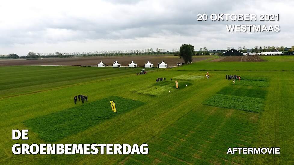 Sfeerimpressie van De Groenbemesterdag op 20 Oktober, Westmaas