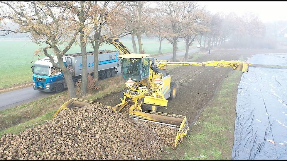 Ropa Mouse 6 | Loading Sugar Beet In Winter | Bieten laden | Van Lin Afferden