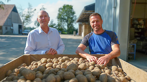 “De aardappels komen in topconditie uit de schuur”