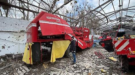 Februari 2023: Oekraïne: zaaien en poten op een door oorlog verwoest akkerbouwbedrijf