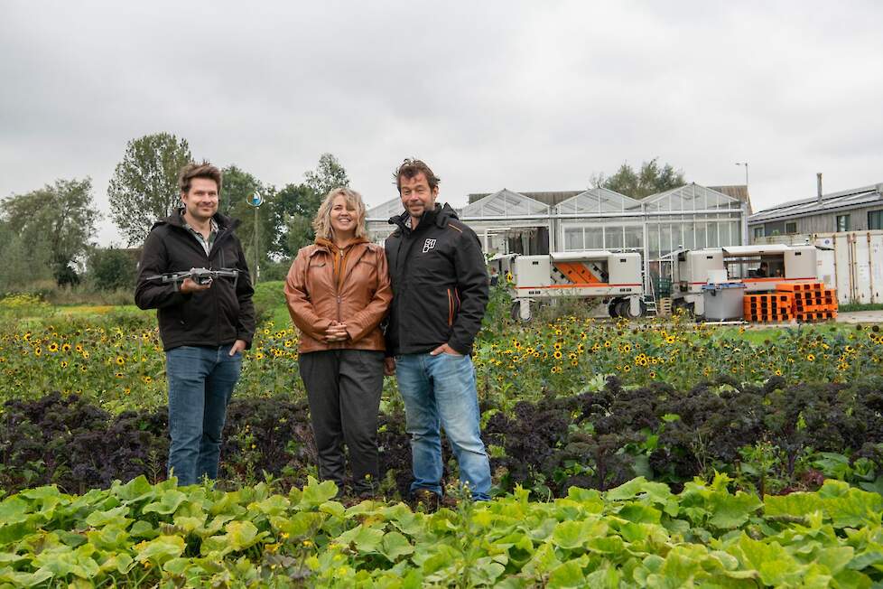 Leks Bolderdijk, Cindy van Dommelen (Campus Almkerk) en Arend Koekkoek tussen de ‘pixels’