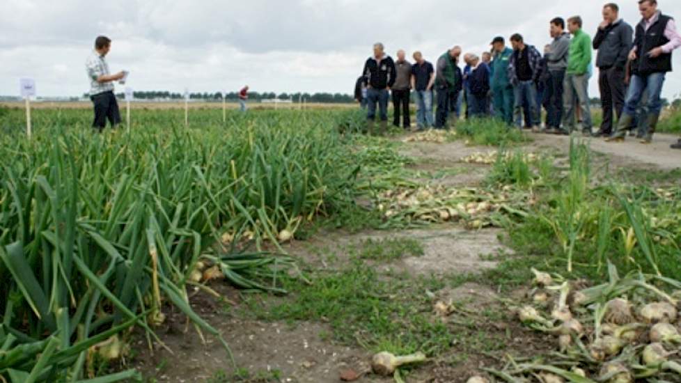 Op de kopakker kunnen bezoekers het resultaat van de proefrooiing bekijken.