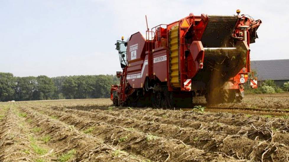 Om rooibeschadiging te voorkomen heeft Hilbert Somsen de multisep op een laag pitje staan.