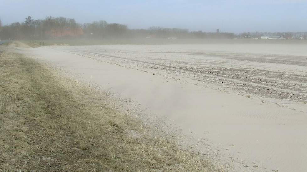 De plantuien van Hebben uit Luttelgeest hebben het zwaar te verduren.‘Je kunt de uien zien liggen’, zegt de akkerbouwer uit de Noordoostpolder. ‘Dit komt niet goed.’  Volgens accountmanager Ton Langenberg van De Groot en Slot is de schade nog moeilijk in