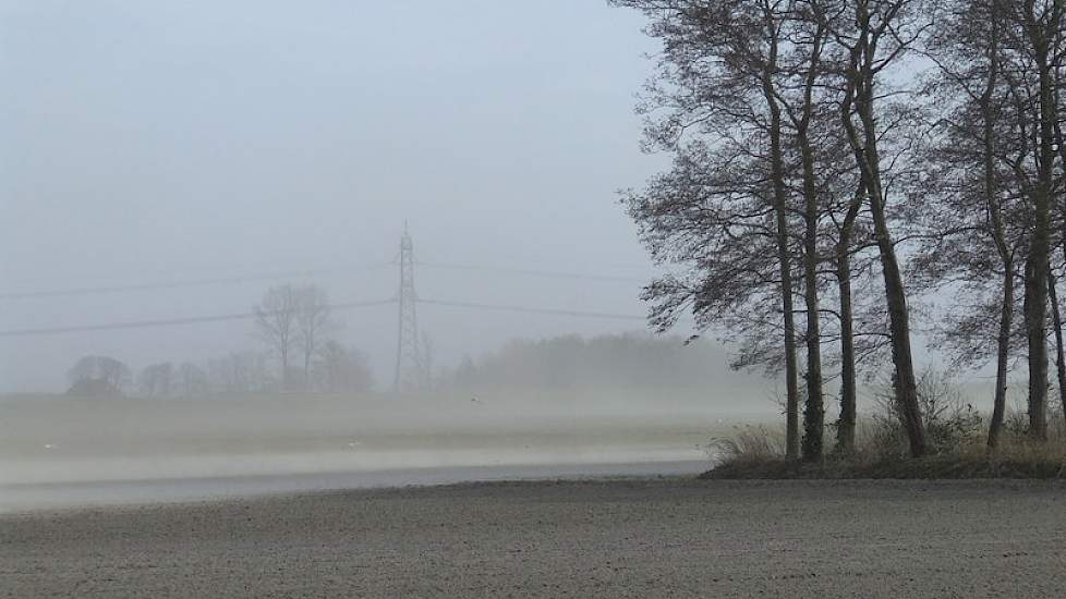 Omdat het nog steeds stuift, rest Hebben weinig anders dan afwachten. ‘Je kunt nu niets doen.’Foto: Luttelgeest.nl